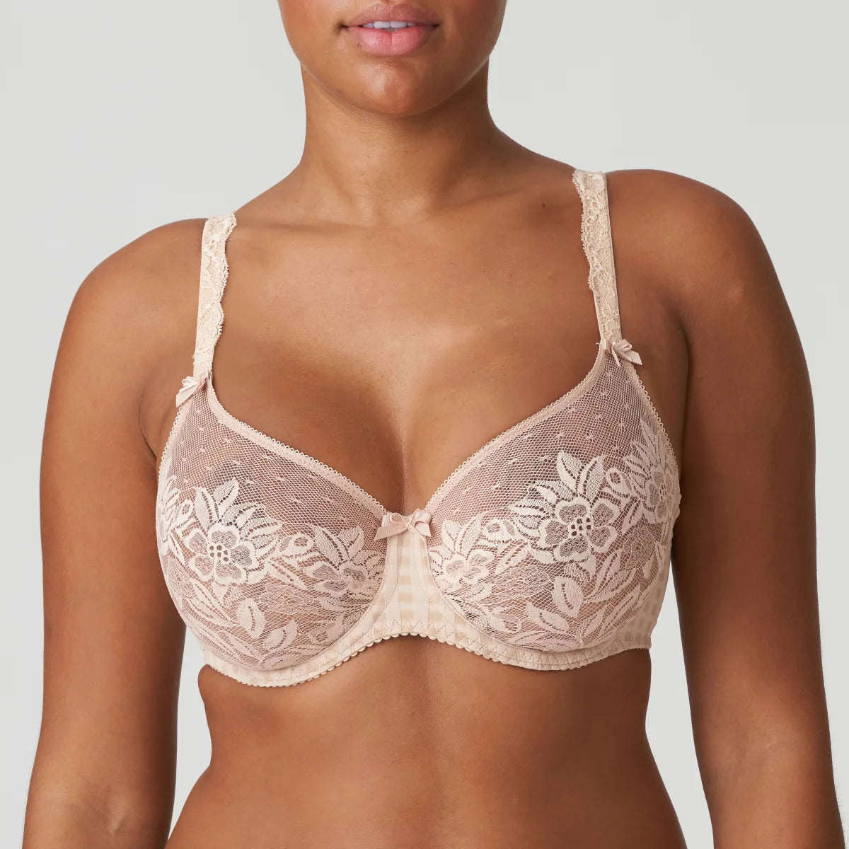 Madison Non Padded Full Cup Seamless Bra In Caffé Latte - Prima Donna Cozy Sleep Bra