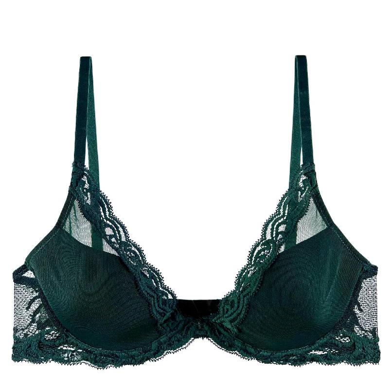 Natori Feathers Contour Plunge Bra Full Support Bra