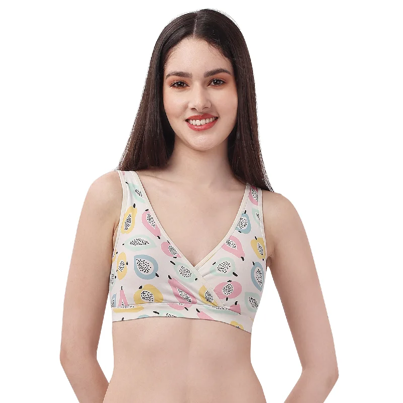 Non Padded Non Wired Lounge Bra with Removable Cups BB-05 Padded Push-Up Bra