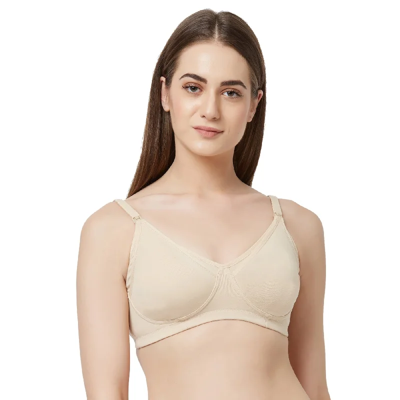 Non Padded Non Wired Nursing Bra-CB-331 Elegant Lace Bralette