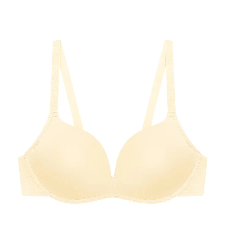 Simply Everyday Non-Wired Push Up Bra Soft Lace Bralette