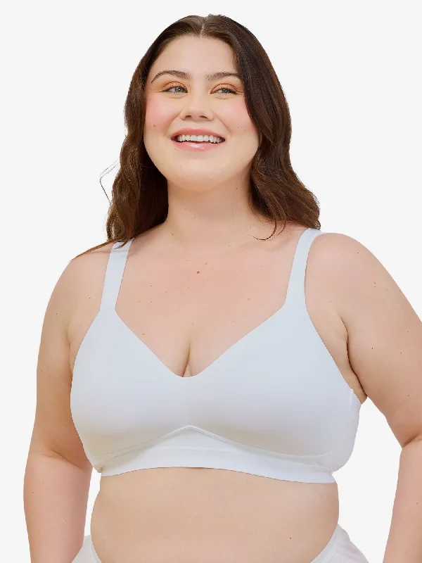 The Aurora - Lightly Lined Microfiber Wirefree Bra Smooth Stretch Bra