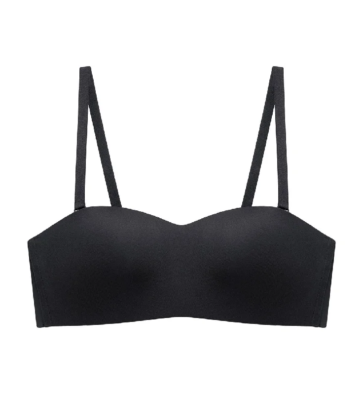 Tri-Zone Non Wired Padded Detachable Bra Fashionable Push-Up Bra