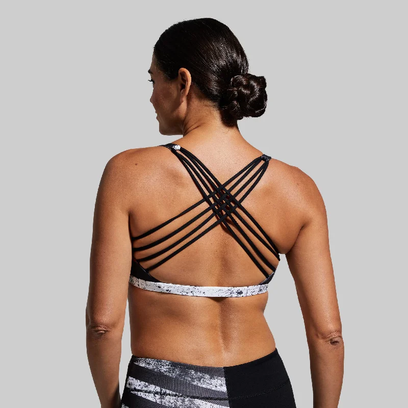 Vitality Sports Bra (Thin Red Line) Cotton Comfort Bra