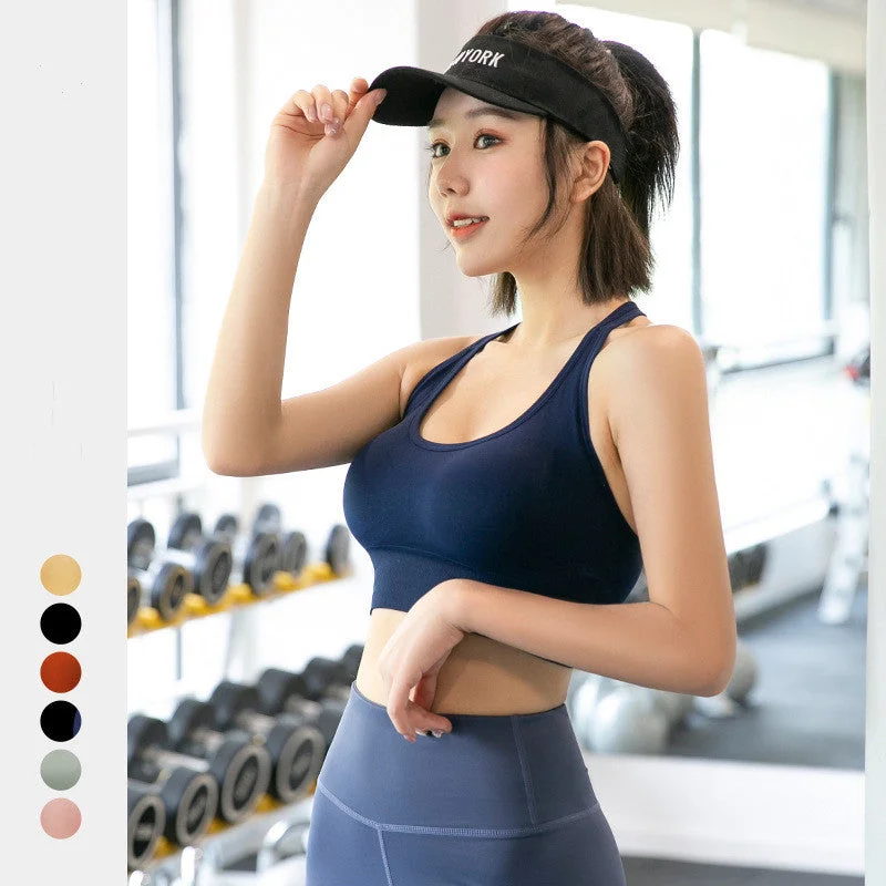 Adjustable Clasp Racer Back Sports Bra Adjustable Bra Straps