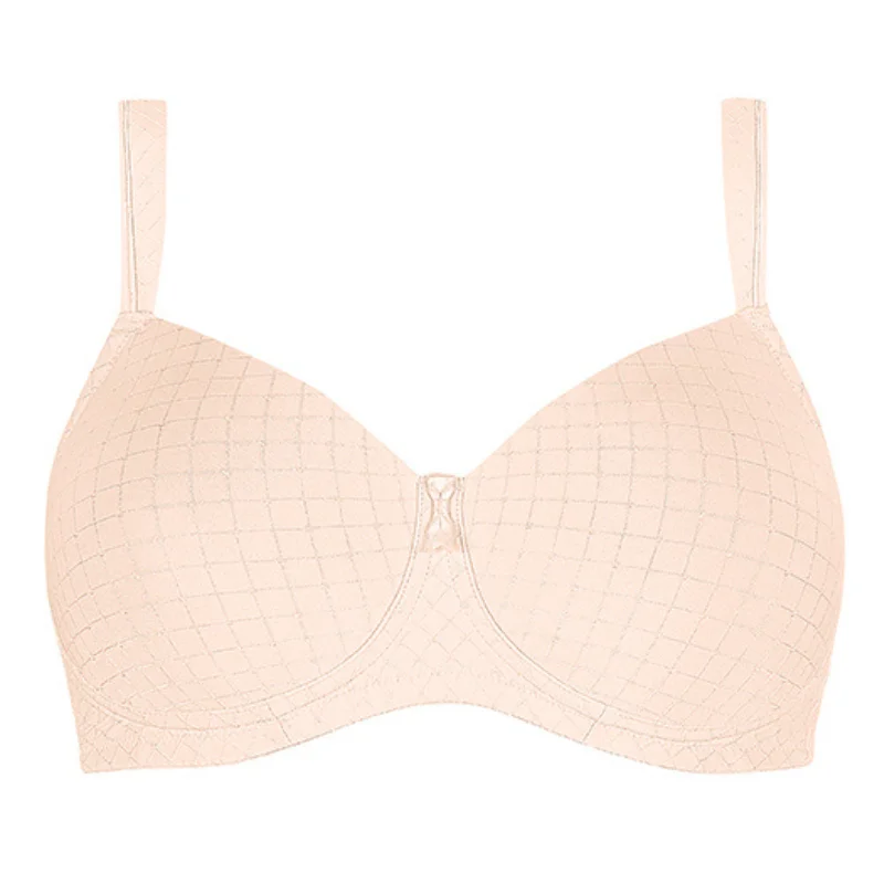Amoena Cara Mastectomy Bra Light Rose Cotton Comfort Bra