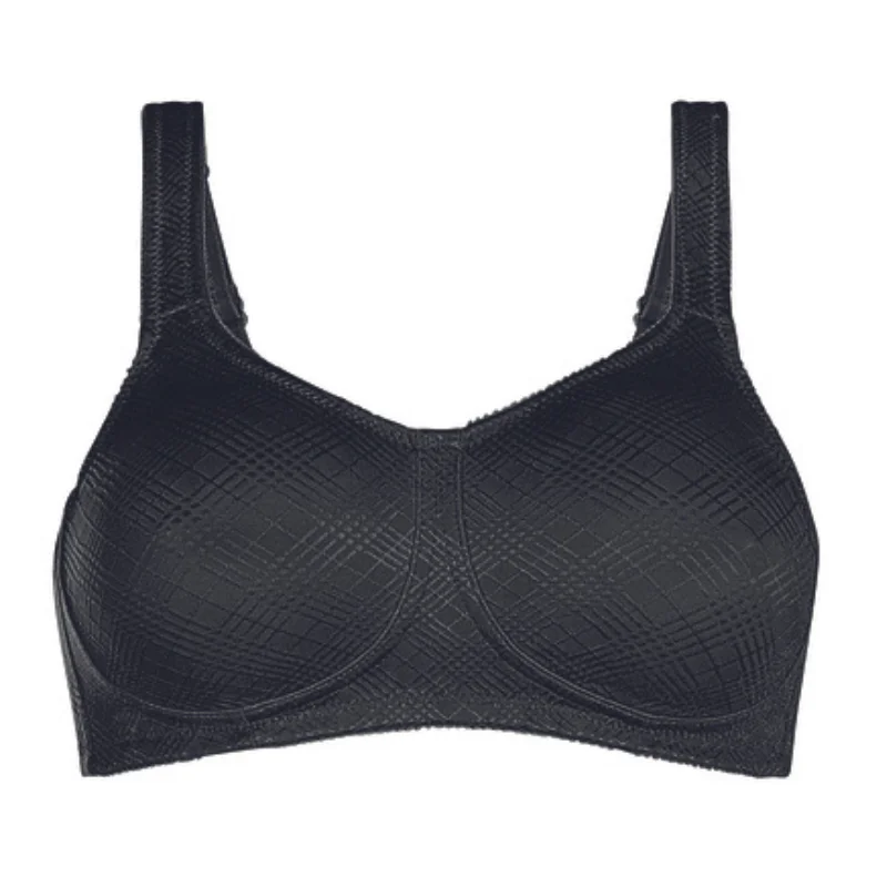 Amoena Dianna Mastectomy Bra Black Smooth Fit Bra