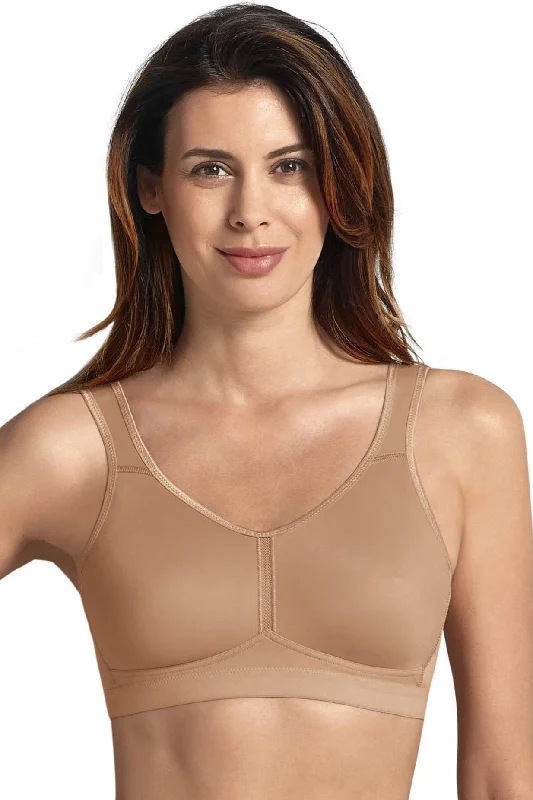 Anita Vivana Active Mastectomy Sports Bra - Deep Sand Soft Padded Bralette