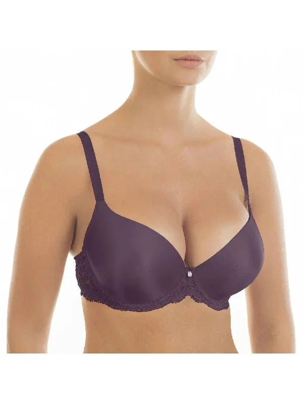 Black Currant Victoria Push Up Bra Classic Wire-Free Bra
