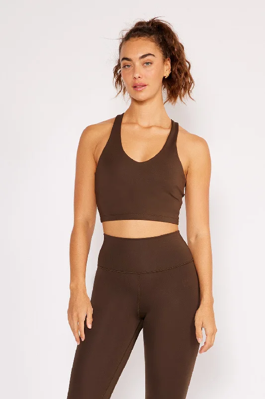 Carrie bra top chocolate Chic Lace Bra