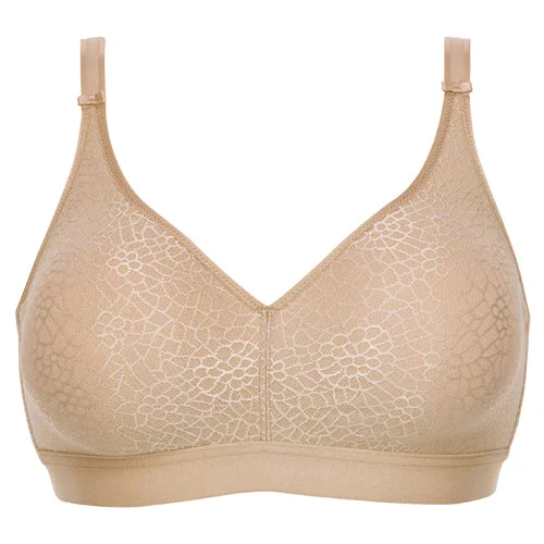 Chantelle C'Magnifique Full Bust Wireless Bra Latte Elegant Cotton Bra