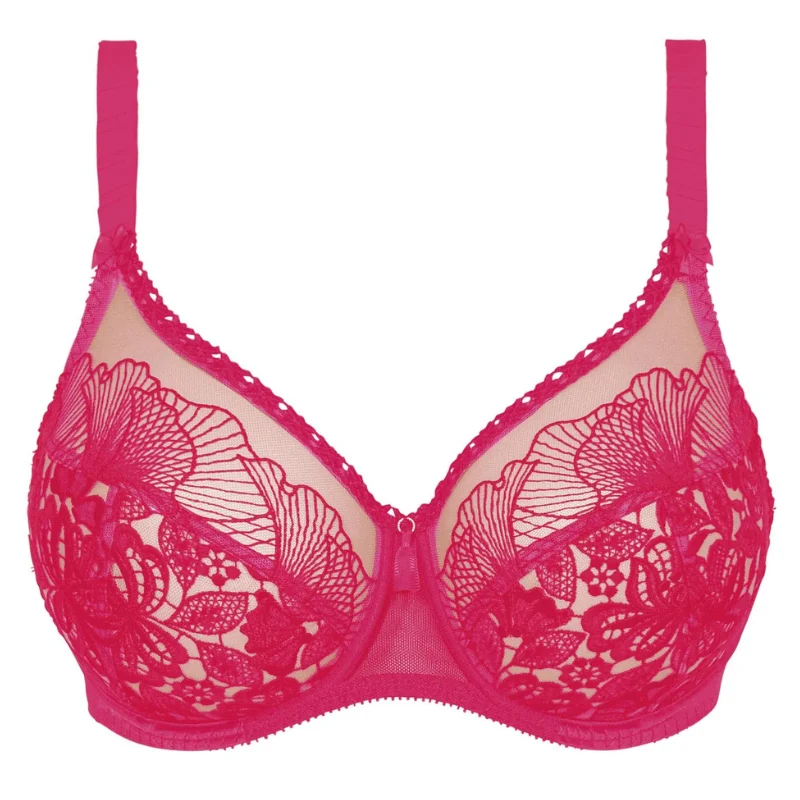 Empreinte Agathe Full Cup Bra Camelia Elegant Satin Bralette