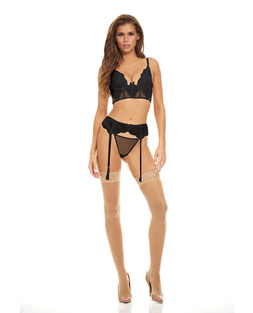 Bombshell Boudoir Lace & Mesh Peek A Boo Wire Bra, Garter Belt & G-string Sporty Compression Bra Bombshell Boudoir Lace & Mesh Peek A Boo Wire Bra, Garter Belt & G-string Sporty Compression Bra