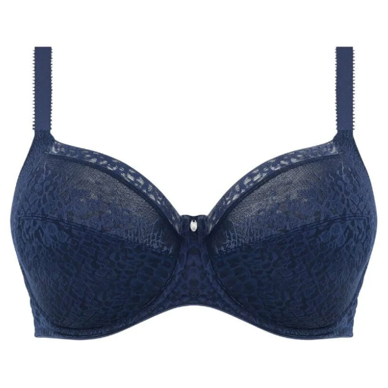 Fantasie Envisage Side Support Bra Navy Push-Up Bra Set