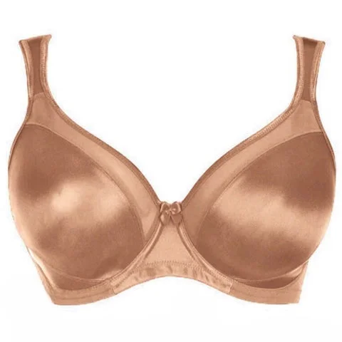 Goddess Hannah Soft Cup UW Bra Nude Elegant Silk Bra