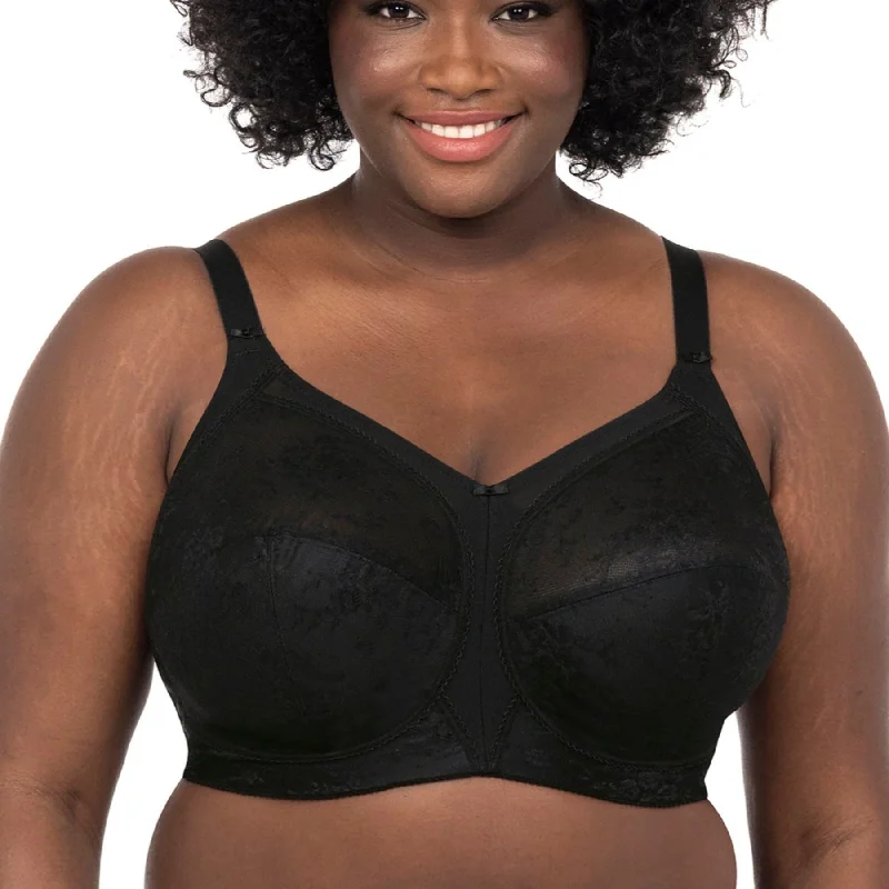 Verity Non Wired Bra GD700218 - Black Adjustable Back Bra