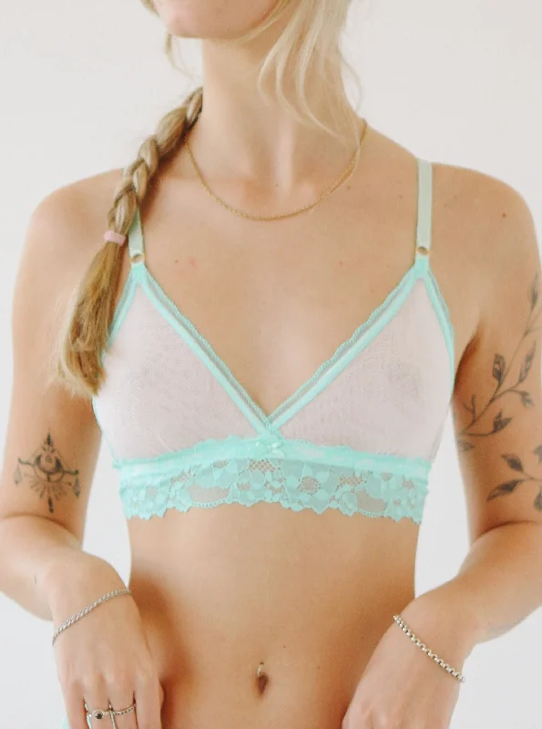 Lia Bra | Mild Mint Chic Lace Underwear