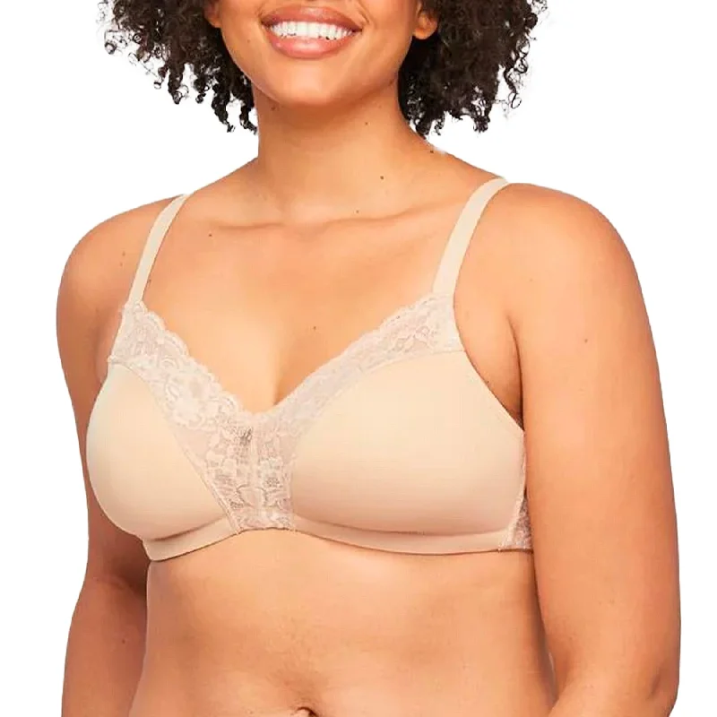 Wire-Free Dream Bra 9326 - Sand/Sable Sexy Mesh Bralette