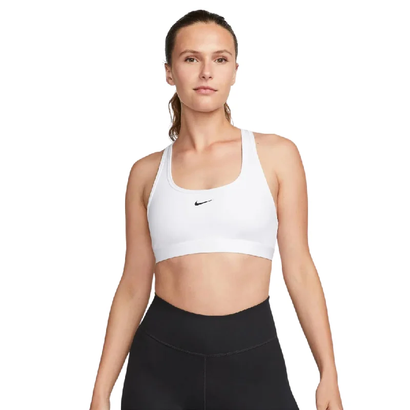 Nike Swoosh Light Support Women's Non-Padded White Sports Bra Elegant Lace Bralette