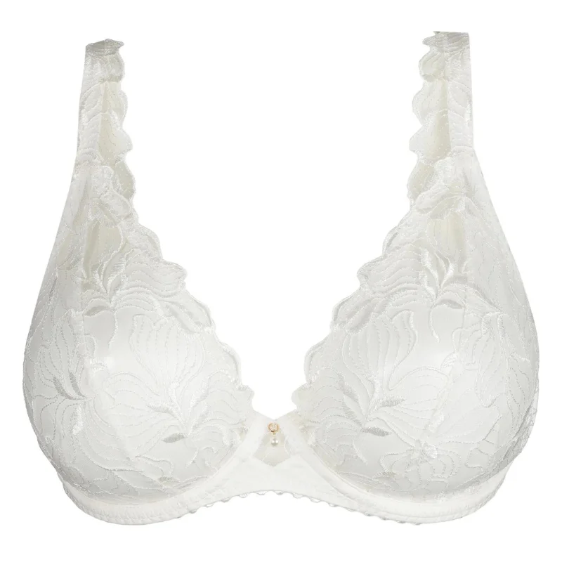 Prima Donna Springdale Plunge Bra Natural Chic Lace Bralette