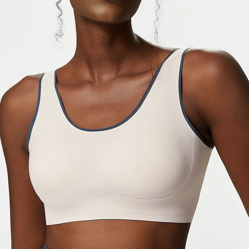 Soft Back Clasp Sports Bra Light Padded Bra
