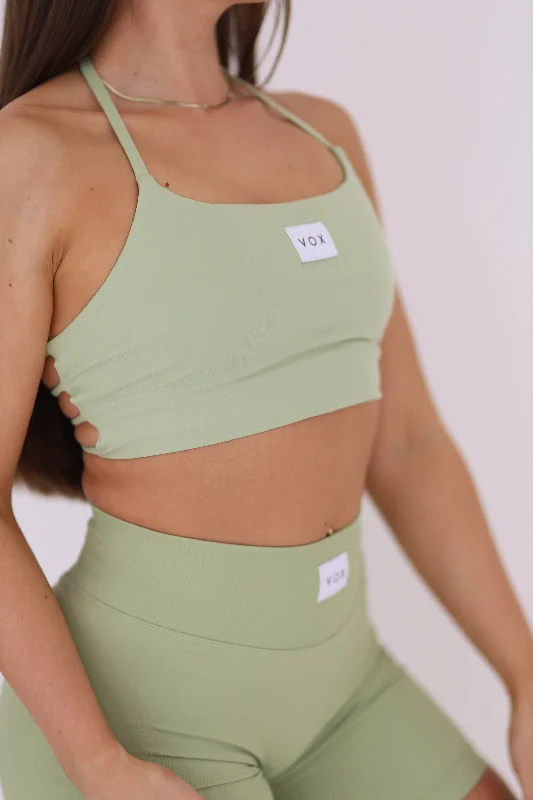Strappy bra in Bean Casual Bralette Set