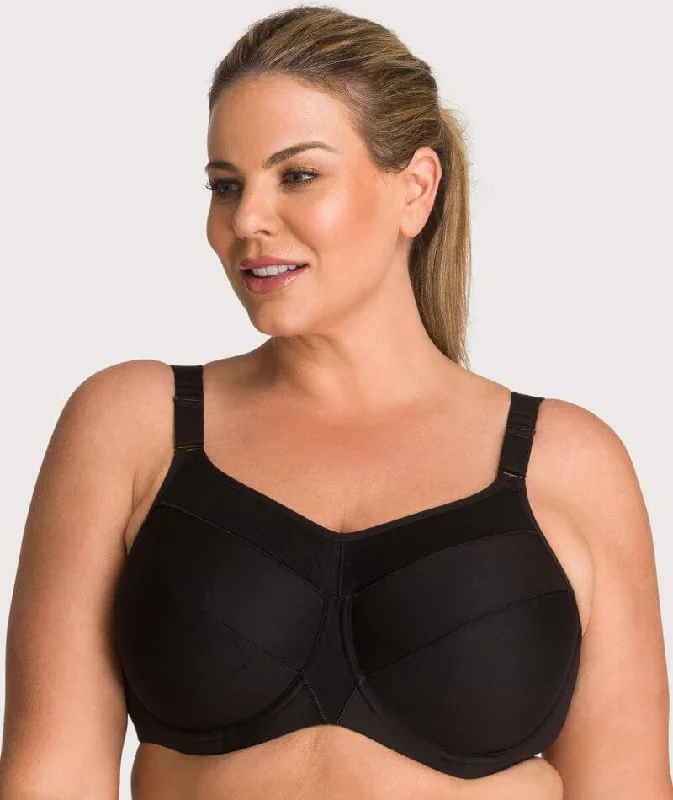 Triumph Triaction Ultra Underwired Sports Bra - Black Lightly Padded Bra