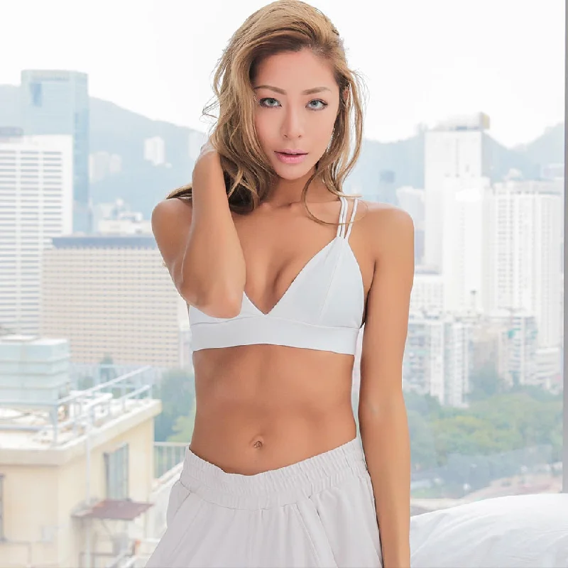 Women Fitness Sports Bra Top Wireless Push Up Soft Padded Bralette