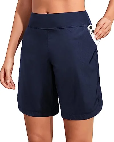 3" & 9" High Waist Quick Dry Swim Shorts Comfortable Swim Shorts