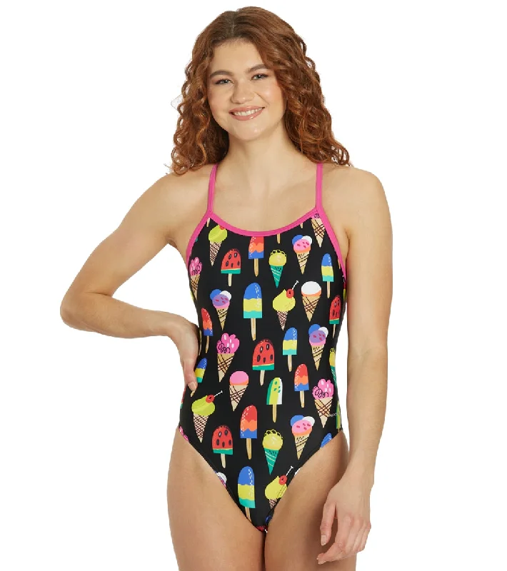 Sporti I-Scream Thin Strap One Piece Swimsuit (22-40) I-Scream Elegant Ruffle Swimsuit Sporti I-Scream Thin Strap One Piece Swimsuit (22-40) I-Scream Elegant Ruffle Swimsuit