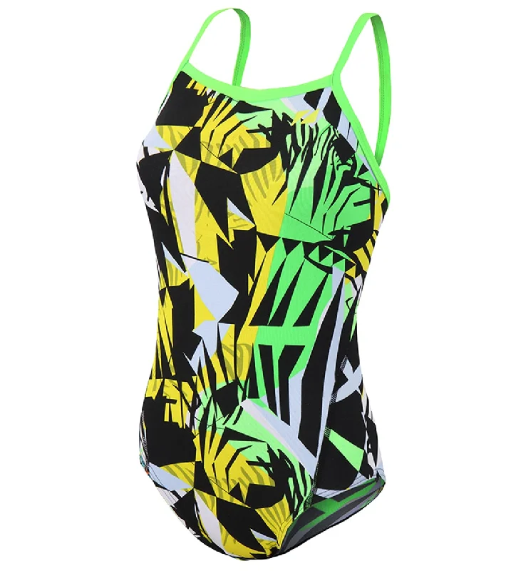 Zone3 Women's Strap Back High Jazz 2.0 Swimsuit Push-Up Bikini Top