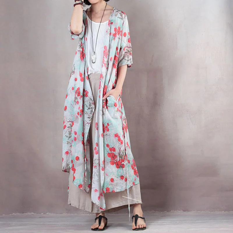 fashion red floral linen caftans casual v neck linen maxi dress Fine half sleeve tie waist caftans Trendy Satin Maxi Dress fashion red floral linen caftans casual v neck linen maxi dress Fine half sleeve tie waist caftans Trendy Satin Maxi Dress