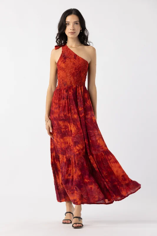 Lila Maxi Dress Cozy Maxi Dress with Slit