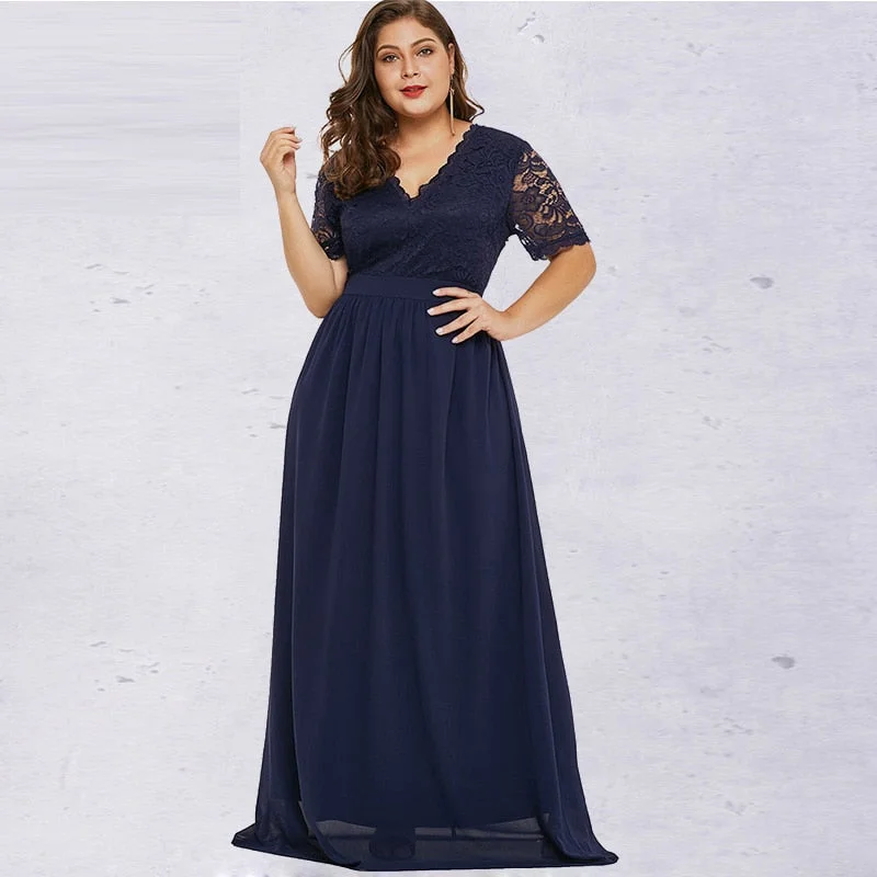 Rosegal Plunging Neck Plus Size Lace Sleeve Maxi Dress Women Dress Solid Color Half Sleeves Floor-Length Dresses 2019 Vestidos Stylish Button-Up Maxi Dress Rosegal Plunging Neck Plus Size Lace Sleeve Maxi Dress Women Dress Solid Color Half Sleeves Floor-Length Dresses 2019 Vestidos Stylish Button-Up Maxi Dress