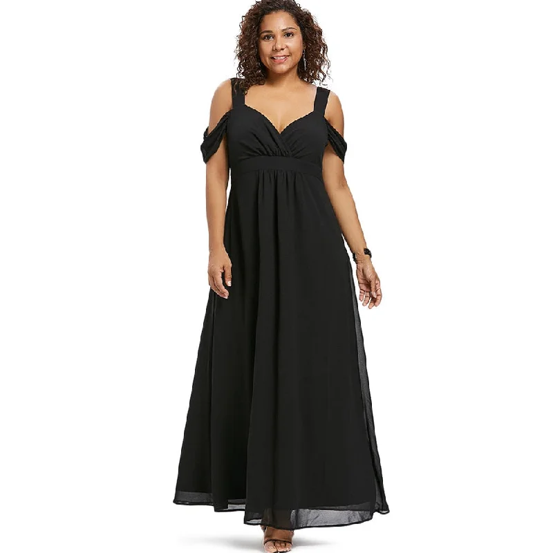 Rosegal Plus Size Cold Shoulder Empire Waist Women Maxi Dress Casual Sweetheart Neck Short Sleeve A Line Dress Vestido Feminnino Elegant Pleated Maxi Dress Rosegal Plus Size Cold Shoulder Empire Waist Women Maxi Dress Casual Sweetheart Neck Short Sleeve A Line Dress Vestido Feminnino Elegant Pleated Maxi Dress