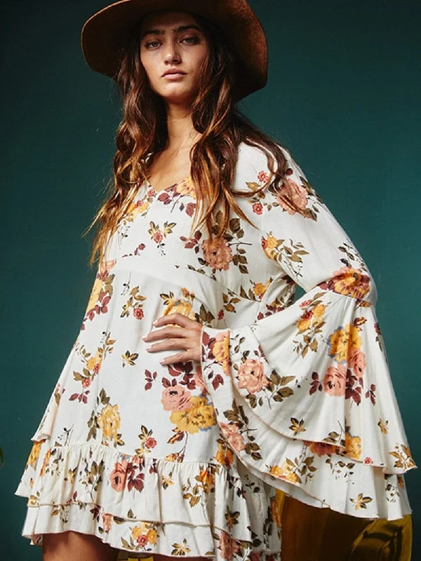 Printed Mini Dress Chic Sleeveless Mini Dress