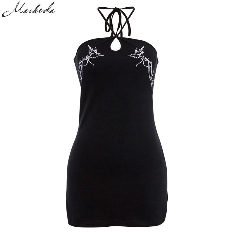 Elegant Summer Womens Mini Dress Sexy Halter Neck 2022 New Women Casual Sleeveless Alluring Split Black Dresses Comfortable Linen Mini Dress Elegant Summer Womens Mini Dress Sexy Halter Neck 2022 New Women Casual Sleeveless Alluring Split Black Dresses Comfortable Linen Mini Dress