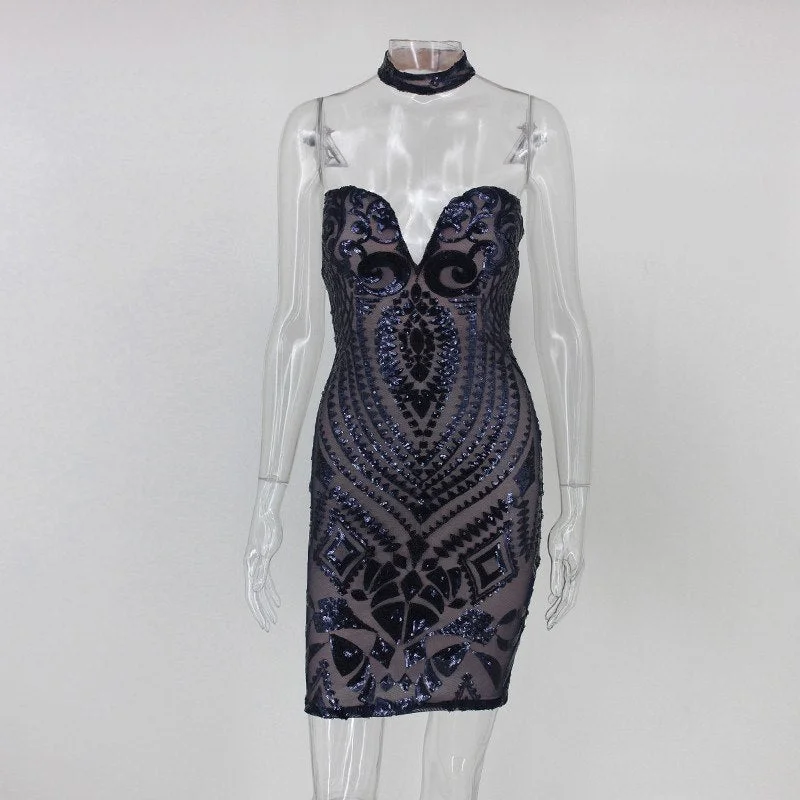 Elegant Halter Sequin night Party mini Dress Sleeveless evening Club bodycon Backless Dresses Sexy Summer Vestidos Cozy Long Sleeve Mini Dress Elegant Halter Sequin night Party mini Dress Sleeveless evening Club bodycon Backless Dresses Sexy Summer Vestidos Cozy Long Sleeve Mini Dress