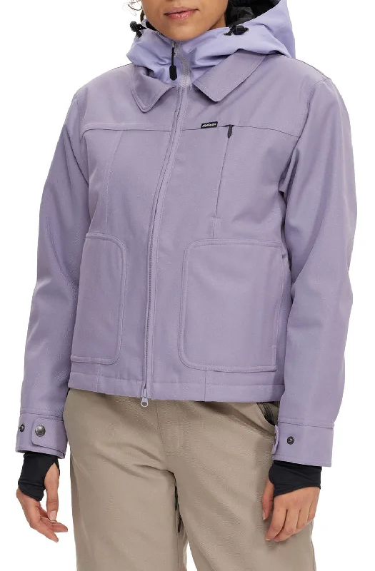 Airblaster Chore Jacket Womens Lavender Mesh Jacket Canvas Jacket Denim Jacket