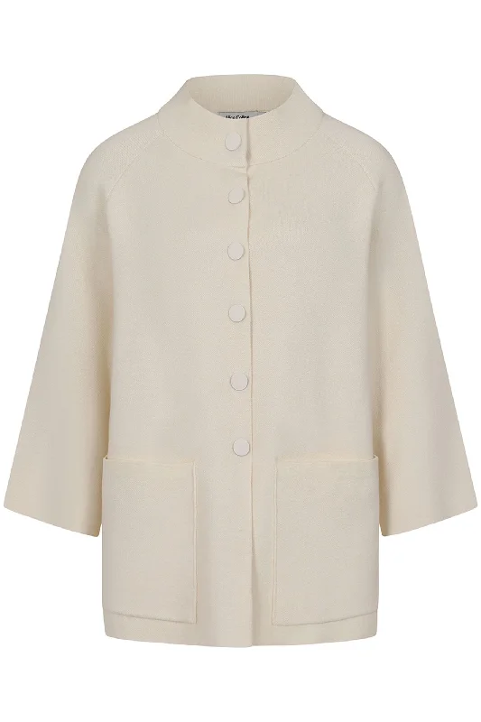 Alice Collins 033A200 Wild Oat Cream Karlie Jacket Front Pockets Side Pockets Patch Pockets Alice Collins 033A200 Wild Oat Cream Karlie Jacket Front Pockets Side Pockets Patch Pockets