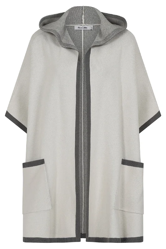 Alice Collins 033A237 Wild Oat Charcoal Poppy Oversize Jacket Wool Jacket Cashmere Jacket Tweed Jacket Alice Collins 033A237 Wild Oat Charcoal Poppy Oversize Jacket Wool Jacket Cashmere Jacket Tweed Jacket