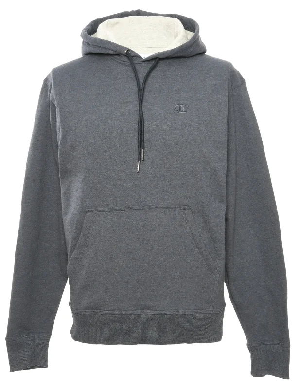 Blue Champion Hooded Sweatshirt - S Hoodie with Neon Bright Vibrant