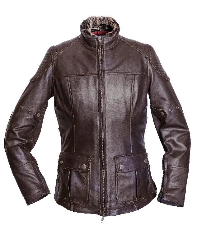 ByCity Ladies Legend II Leather Jacket Chenille Fabric Brocade Fabric Lace Fabric