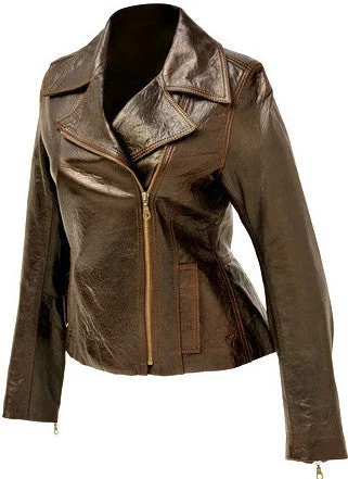 Asymmetrical Biker Jacket Jacket Blazer Coat