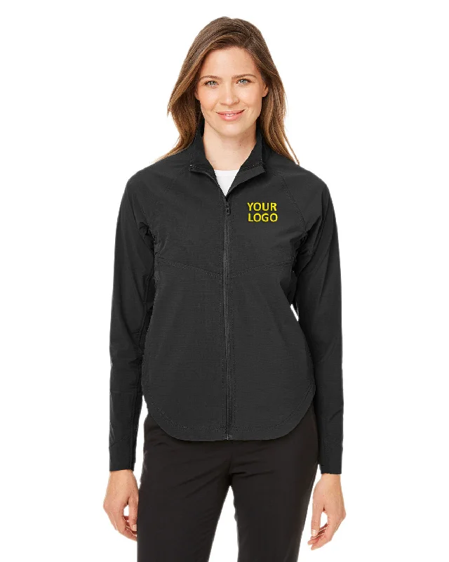 Custom Spyder Ladies' Glydelite Jacket, Black Cotton Fabric Linen Fabric Terry Fabric Custom Spyder Ladies' Glydelite Jacket, Black Cotton Fabric Linen Fabric Terry Fabric