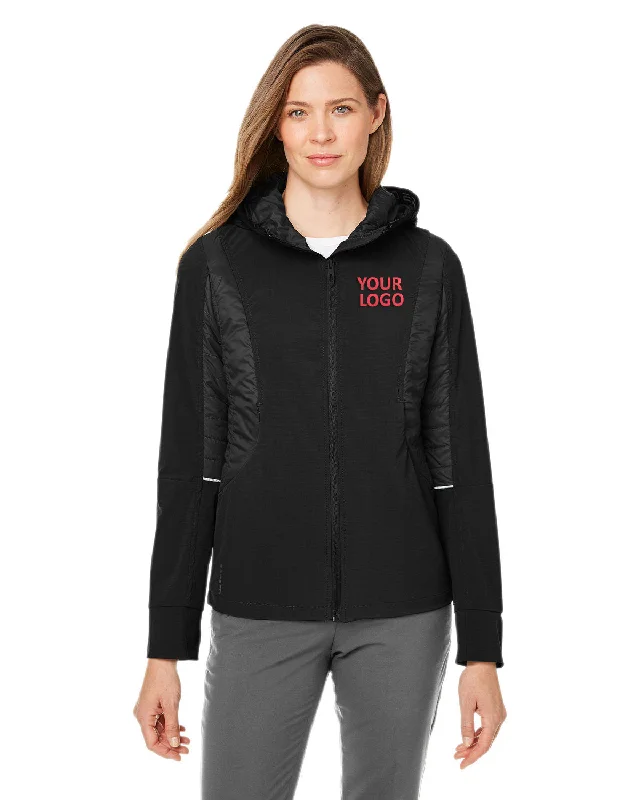 Custom Spyder Ladies' Powerglyde Jackets, Black Belted Jacket Elasticated Jacket Padded Jacket Custom Spyder Ladies' Powerglyde Jackets, Black Belted Jacket Elasticated Jacket Padded Jacket