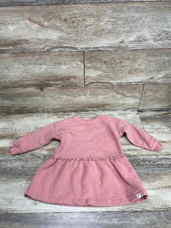 Easy-Peasy Sweatshirt Dress Pink sz 3T Hooded Sweatshirt Casual Wear Street Style