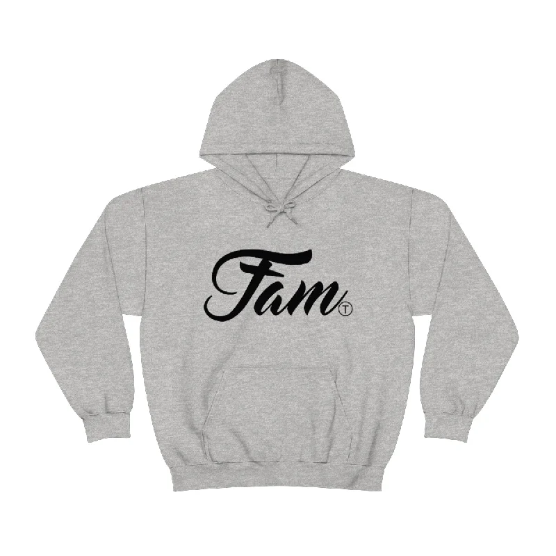 Fam Trademark Unisex Heavy Blend™ Hooded Sweatshirt Hoodie with Set-In Sleeves Structured Classic