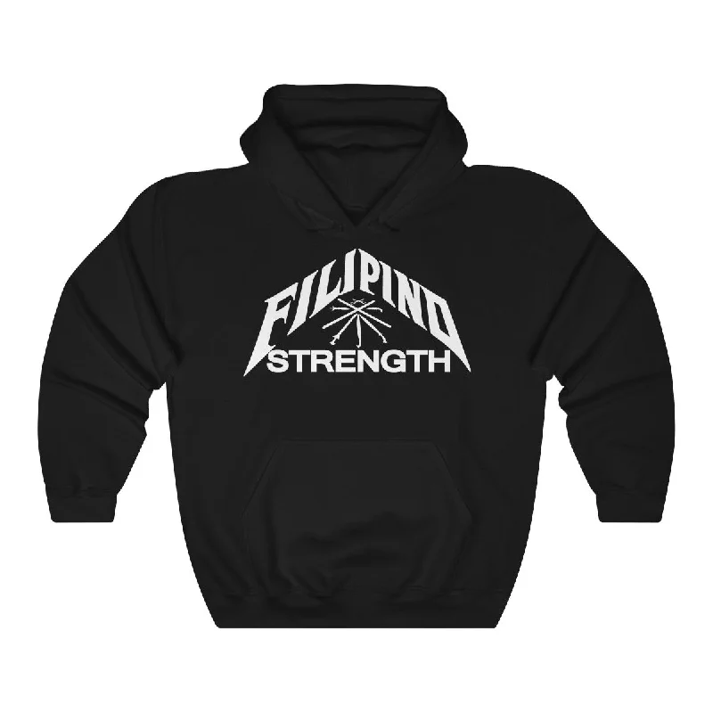 Filipino Strength Swords Hoody Hoodie with Half-Zip Sporty Casual