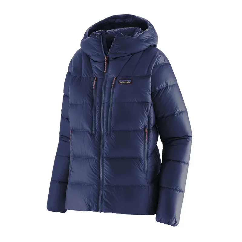 Fitz Roy Down Jacket Women's Denim Fabric Leather Fabric Suede Fabric